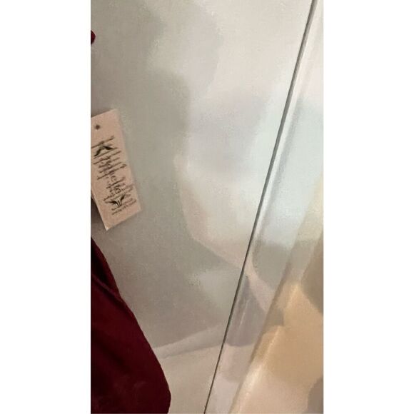 Nanette Lepore Burgundy Gauze Tank Crop Top Womens SZ  M New - Picture 6 of 11